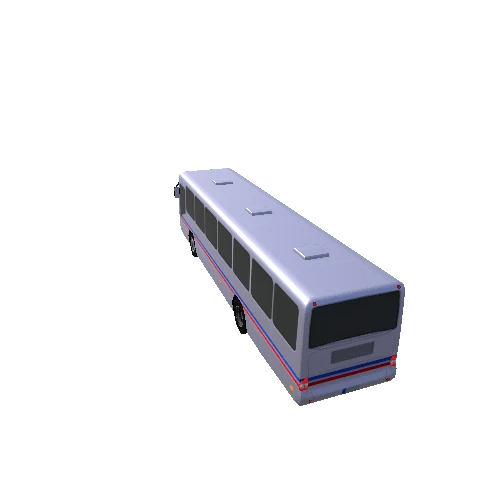 City Bus Lowpoly4